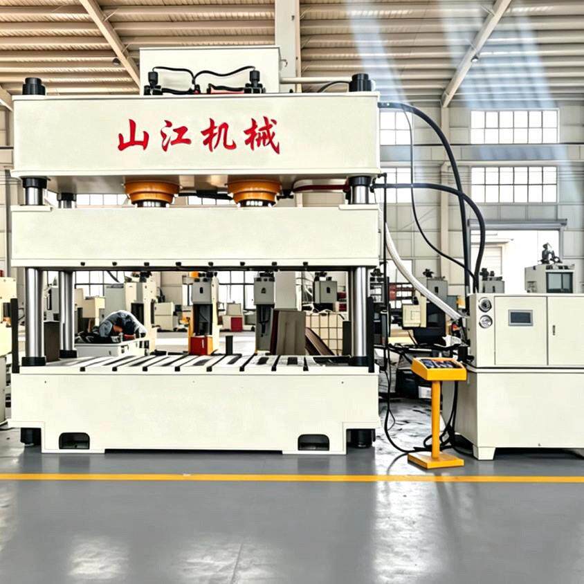 彩石金属瓦基板冲压315吨成型液压机镀铝锌钢板压圆弧四柱压力机