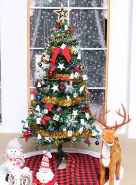 华SYCT52圣诞树e套装ld发光大型加密圣树挂件商场派对装豪诞饰品