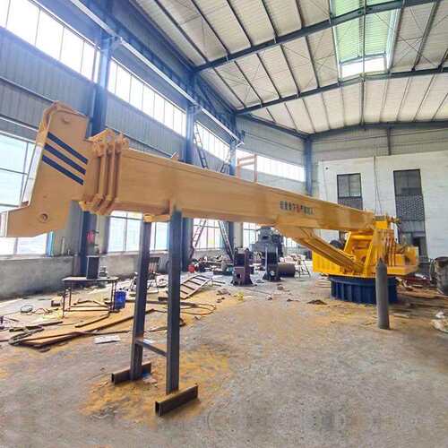 渔船港口码头固定式液压吊机 渔船克令吊船吊 5-16吨船用起重吊