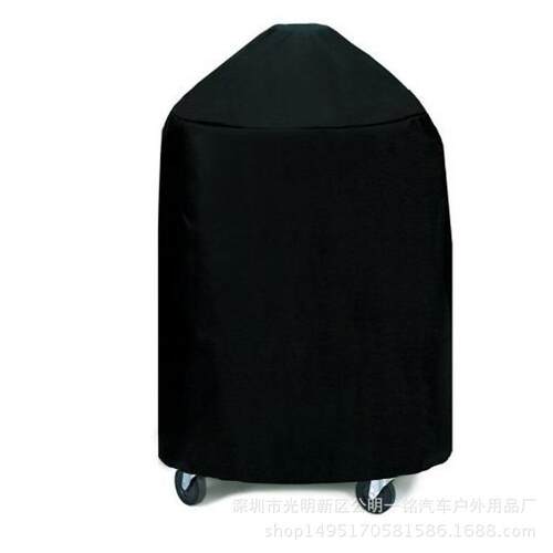 210Ｄ牛津布防水烧烤炉罩子圆形欧美bbq cover户外烧炉机防护罩
