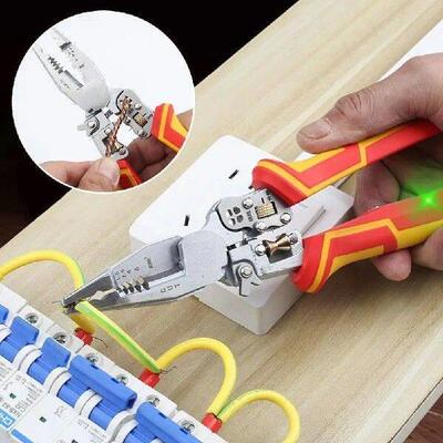 9 in 1 Wire Strippers with Electricity Measurement Function