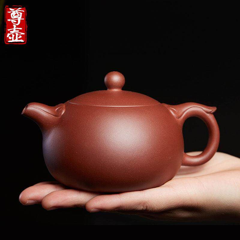 宜兴纯手工紫砂壶名品正宗如意西施茶壶单壶家用紫砂陶瓷茶具