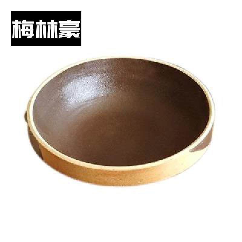 湖土钵碗常德土钵子菜碗湘菜馆饭店土菜馆特色餐具粗陶土碗商用