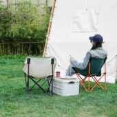 户外露营套装 桌椅折叠套野餐蛋卷桌月亮椅钓鱼靠背休闲椅批发代发