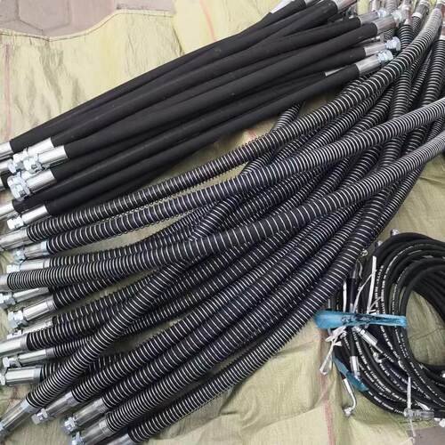 高压油管液捣锤管压胶管路炮头软管管路配件锤体管挖掘机破碎锤管