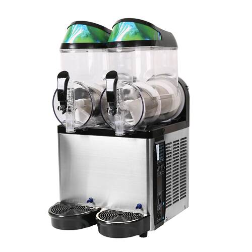 12L*2slushicemachine冰沙雪融雪泥机奶茶店跨境可乐果汁食品级