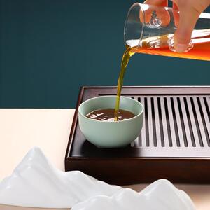A5L天青色汝窑茶杯开片可养主人杯陶瓷单杯功夫茶具家用茶盏小号