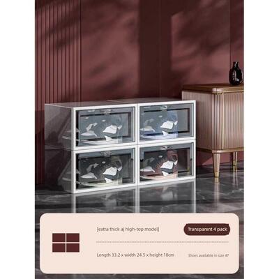Transparent plastic shoe box dustproof Shoes cabine drawer