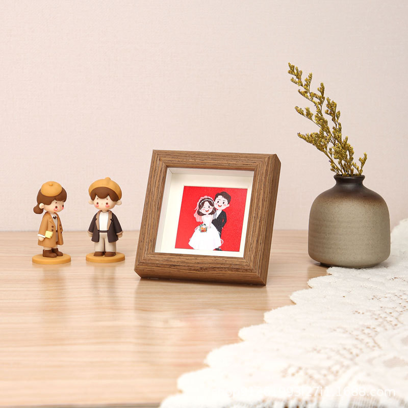 正方形相框相框DIY亲子装饰画