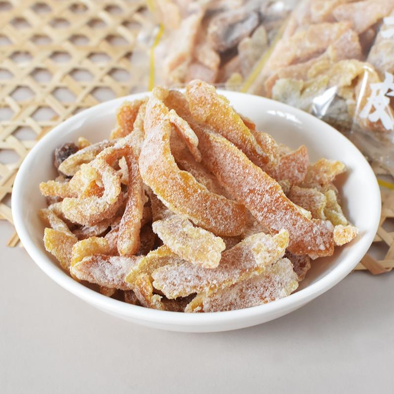 亲喔盐津陈皮500g杭州特产甘草橘果皮独立小包装果脯蜜饯零食
