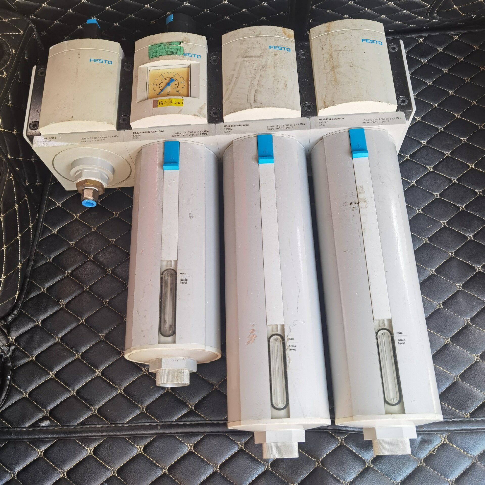 二手拆机费斯托大型过滤器MS12系列，4联件。需要的联系，成