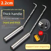 扎钩螺纹桩芯钢钢筋钩扎钩深圳扎钩智创2.2cm厚柄重型扎钩