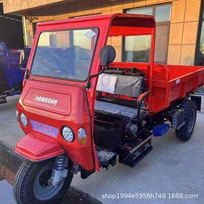 柴拉油农养殖三用轮NGO车粮食沙建筑工地翻斗式工程三土马子