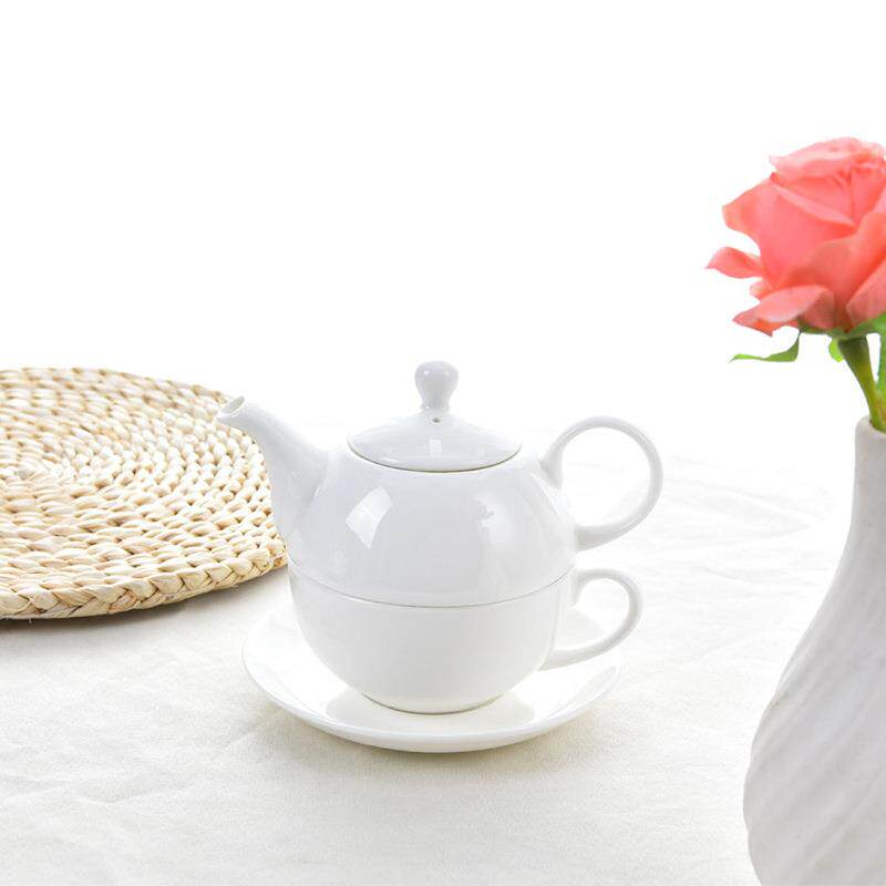 陶瓷水壶茶具英式下午茶子母壶套装简约家用骨质瓷茶壶茶艺