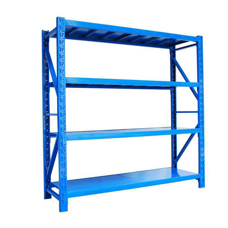 深圳仓储货架工厂仓库货架工业金属式角钢五金架属货架库房储藏架
