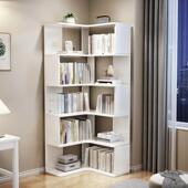 木转角置架墙角柜简约家用物462拐角靠墙收纳意架子多层创实角落