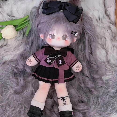 20cm/30cm棉花娃娃衣服 甜美制服套装水手娃衣换装现货大长腿娃衣