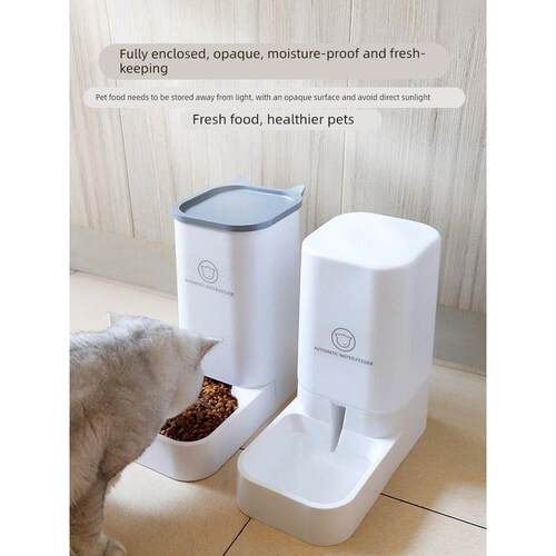 pet automatic feeder food bowl dog cat water dispenser喂食器
