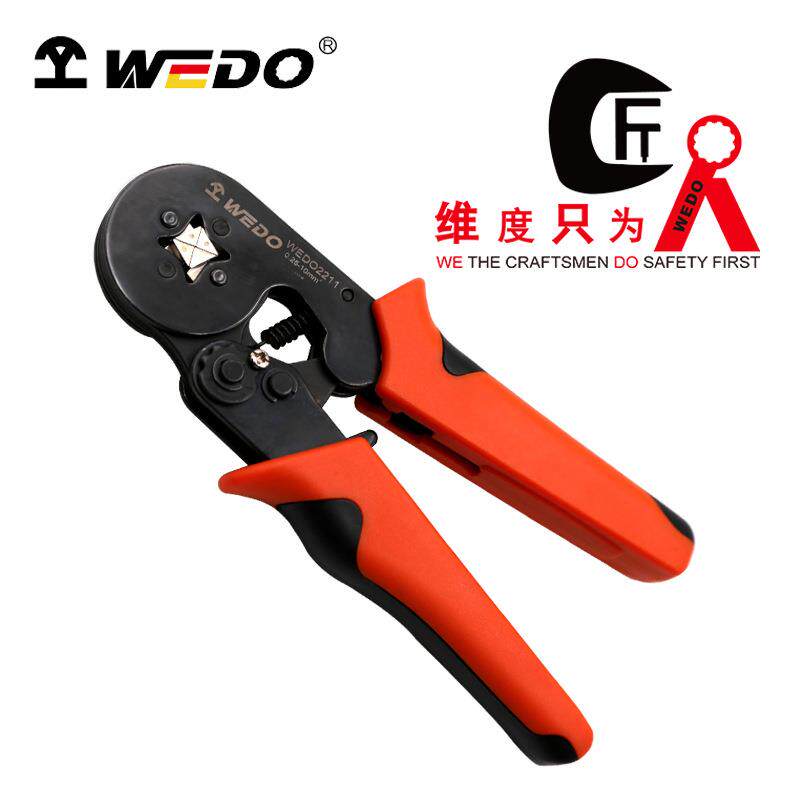 WEDO维度自调式欧式端子压接钳7"优质合金钢WEDO2211压接钳