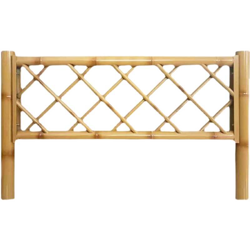 户外不锈钢仿竹护栏铝合金仿竹篱笆庭院菜园花园公园景区围栏栅栏