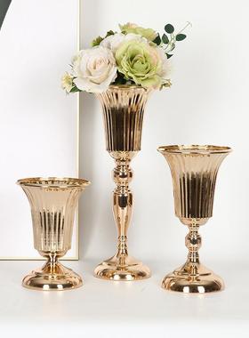 创意婚礼现场布置花器酒店酒吧餐厅餐桌装饰花瓶居家客厅工艺摆件