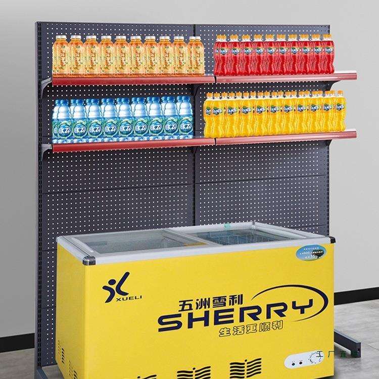 超市冰柜冰箱上方货架伴侣雪糕冷柜饮料架子置物架槟榔商用展示架