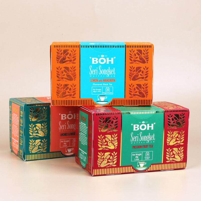 马来西亚BOH passion fruit 百香果伯爵红茶荔枝玫瑰风味红茶茶包
