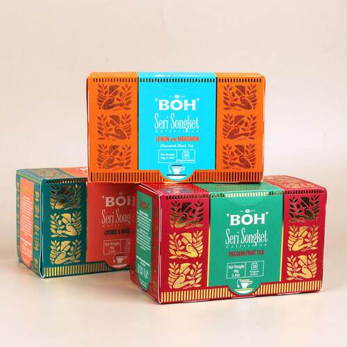 马来西亚BOH passion fruit 百香果伯爵红茶荔枝玫瑰风味红茶茶包