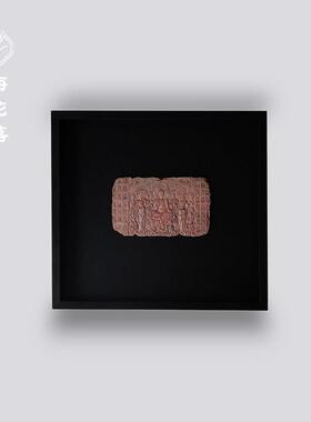 梅花落敦煌壁画 画挂件壁挂雕塑装饰陶瓷小摆件佛龛菩萨刘峥安手