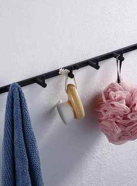 哥式GO帽THIC色全TBE间铜衣钩挂衣钩排钩门后浴室卫黑生五金