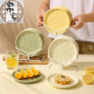 陶瓷餐碟吐骨碟高颜值精致吐骨头盘碟家用小吃碟子小号餐桌垃圾盘