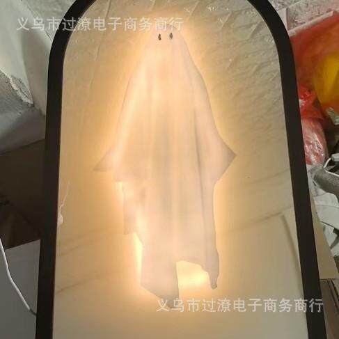 跨境Halloween decoration ghost mirror 万圣节装饰幽灵镜子装饰