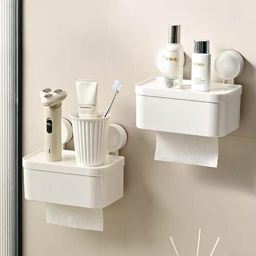 Invisible Mini Storage Box with No-Drill Installation, Wall-