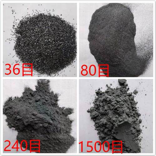 机喷砂用一绿碳化硅金刚砂黑碳化24目-320硅目抛光845研磨喷沙级