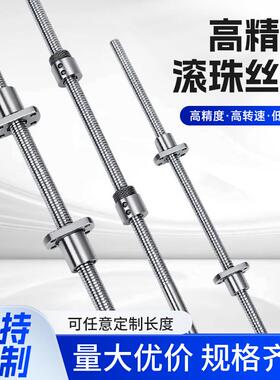 滚珠螺杆SFK0601/0801/0802/1004多型号螺母丝杆精密滚珠螺母套装