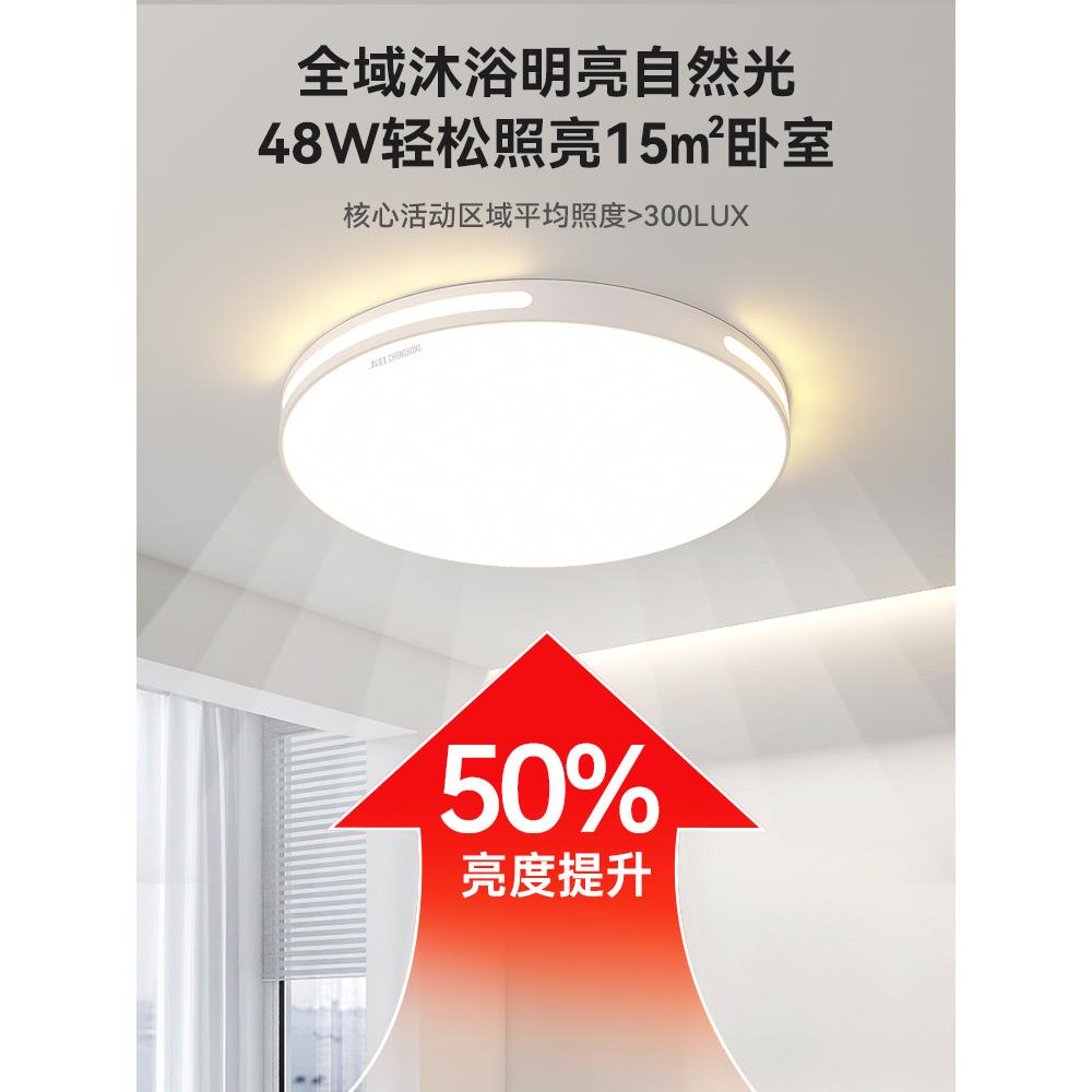 光谱客厅灯具led吸顶灯房间卧室主卧护眼新款全现代简约2025中山