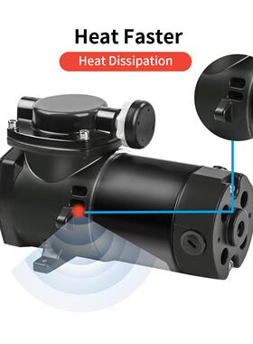 0迈思电动微型静557音无油隔膜直流交1流2V/24V/220V功率10W铜线