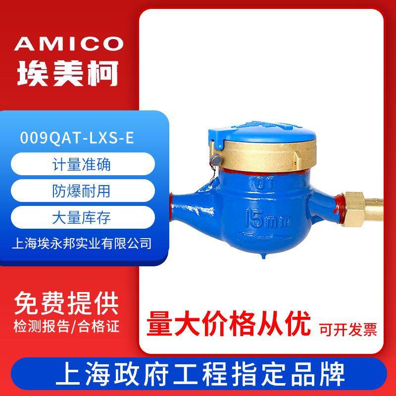 埃美柯099QAT/099QBT指针字轮组合式LXS-E旋翼湿式冷水表4分6分