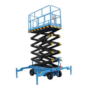 加工定制移动剪叉式升降平台电动液压剪叉式升降移动式高空作业车