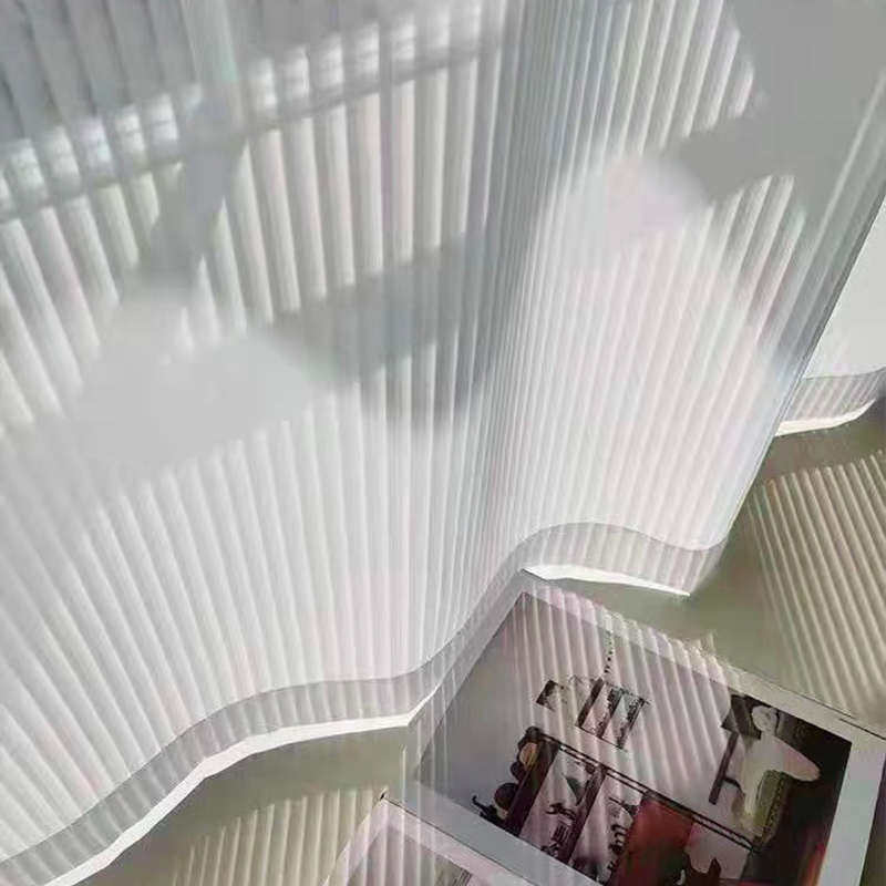成都家用商用竖百叶垂直梦幻帘窗帘白纱纱帘透光不透人白色纱幔纱