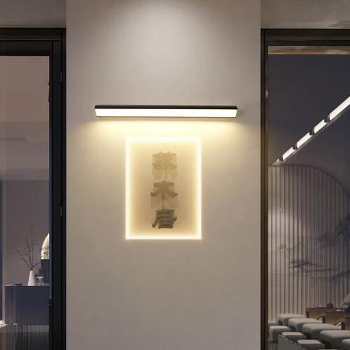 长壁灯户外防水现极简别代墅庭院酒店外墙过道1053-D条led长条壁