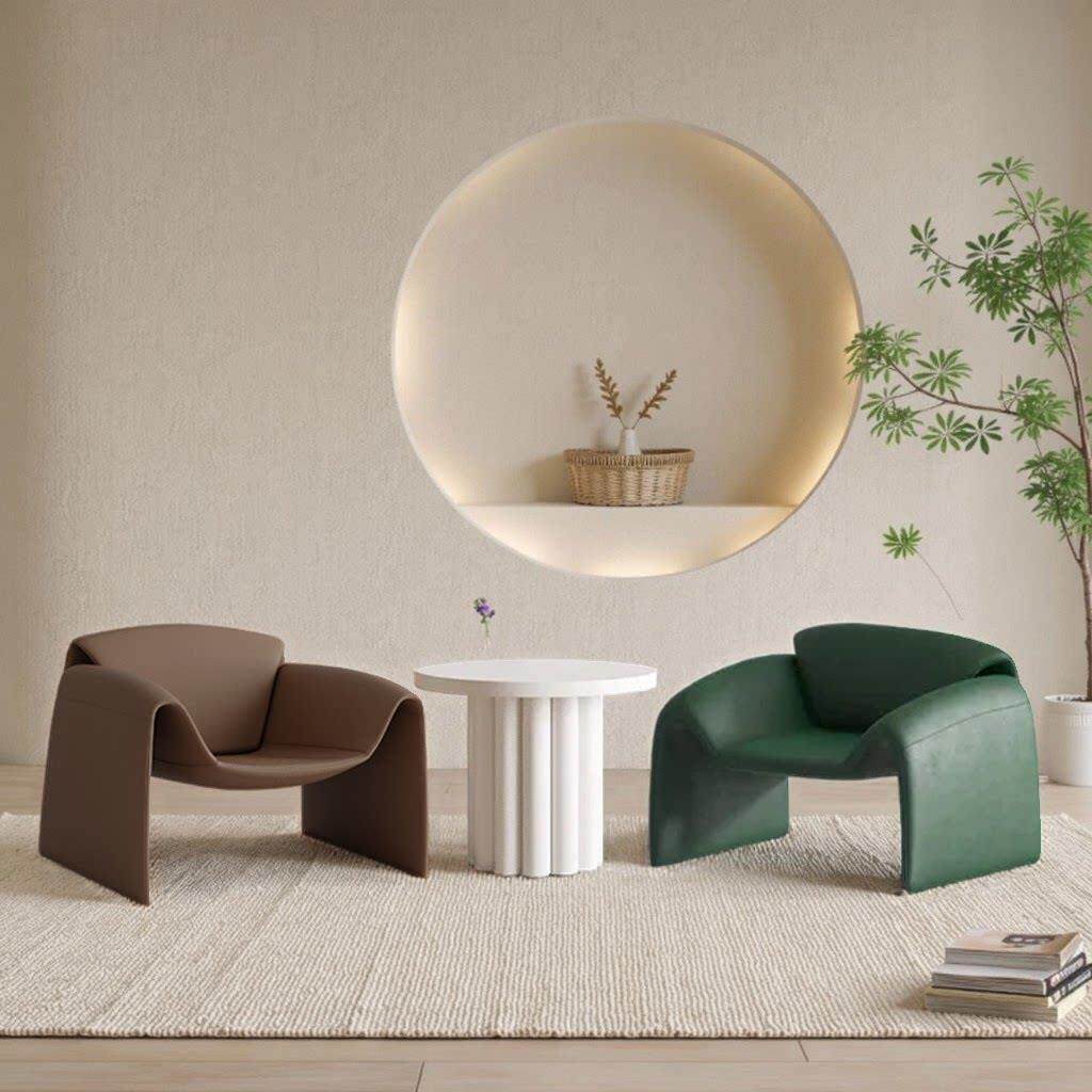 意式极简螃蟹椅子网红休闲单人沙发椅民宿休息区接待洽谈桌椅组合