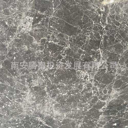 天然爱马仕灰大理石深灰色家装门槛石地面石材大理石纹