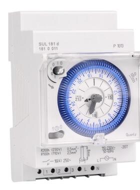 SUL181d导轨安装15分钟间隔石英机械定时器时控开关时间控制X20
