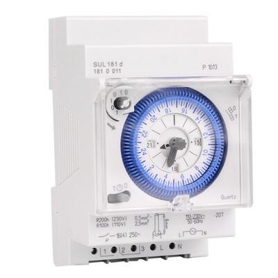 SUL181d导轨安装15分钟间隔石英机械定时器时控开关时间控制X20