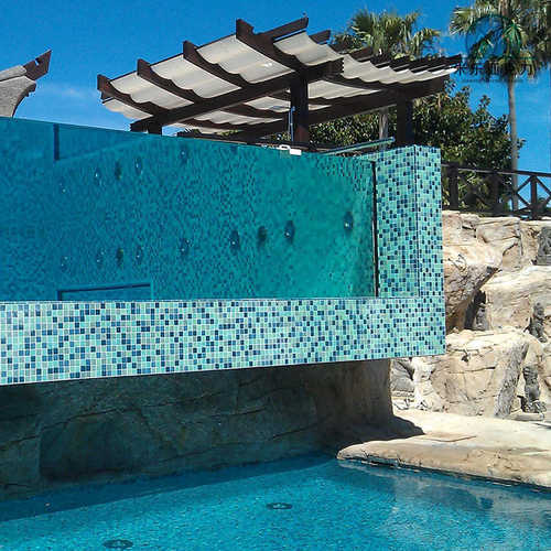 【有机玻璃游泳池】厂家直销高透明度亚克力户外有机玻璃游泳池