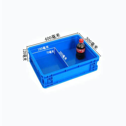 EU物箱400*300*120mm格箱金工具多格流箱螺五丝配件零件子分隔箱