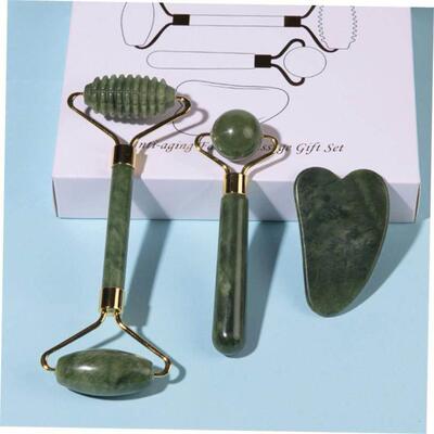 Face Massager Roller Gua sha Jade Store Scraper Roller massa
