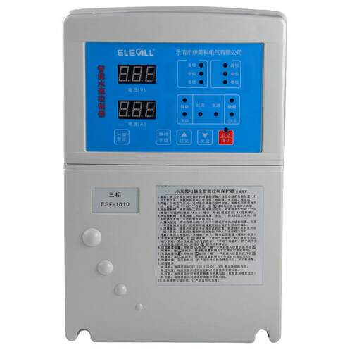 伊莱科ESF-1810C水泵控制器10KW三相智能液位控制器带断路器款