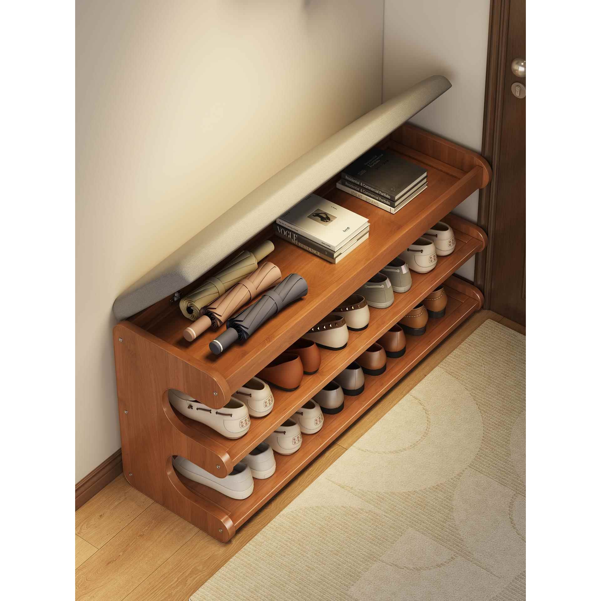 换鞋凳门口家用进门可坐可收纳鞋柜坐凳一体高端入户门玄关穿鞋凳